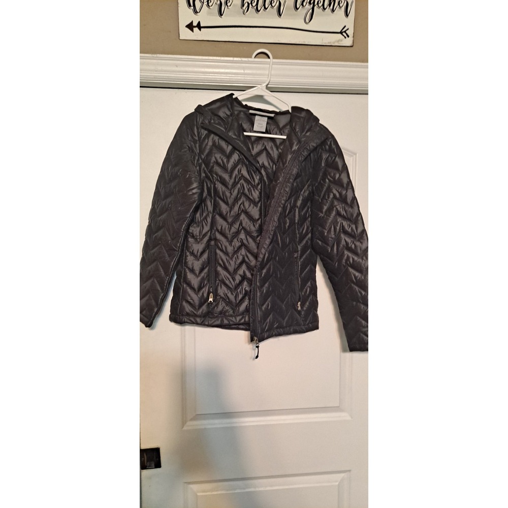 Free Country Black Puffer Jacket Medium